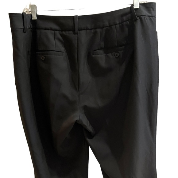 Eloquii Black Dress Pants Ankle Length Slight Flare Sz 16 - Picture 7 of 9